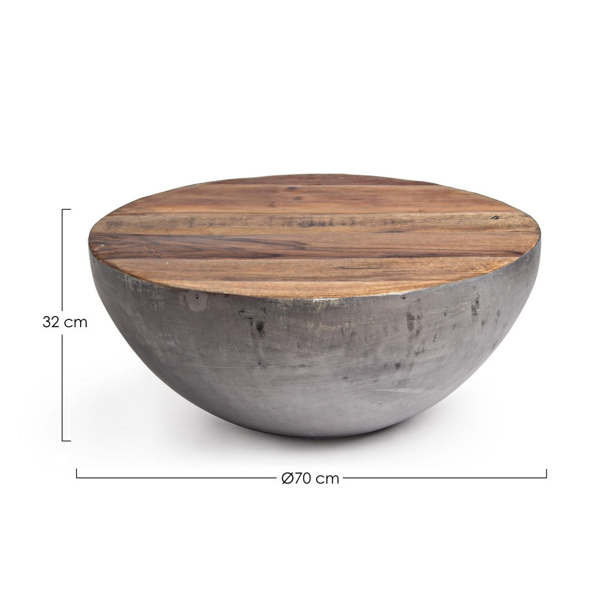 Masuta de cafea LANCASTER GREY Ø70 x 32 CM