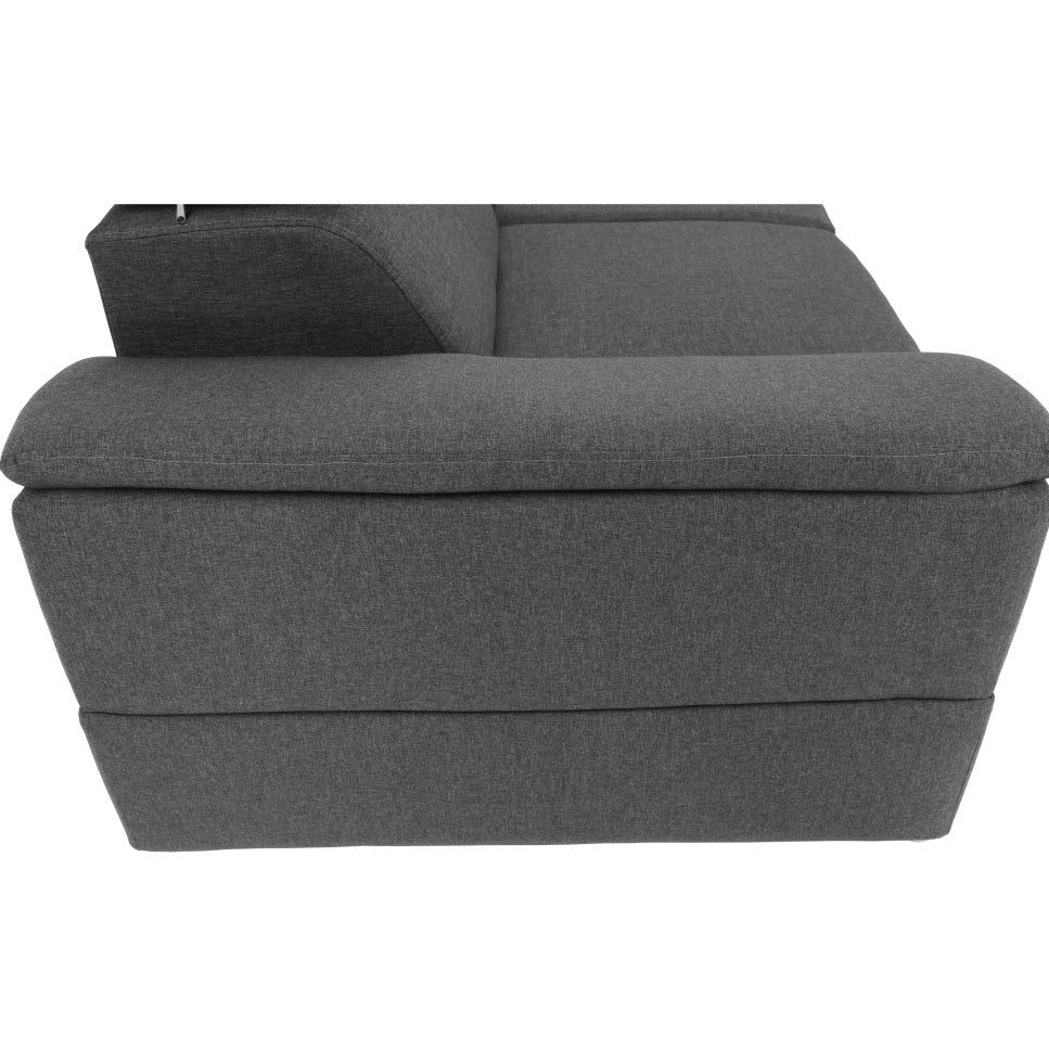 Coltar reversibil extensibil LANGORIA GREY 325 CM