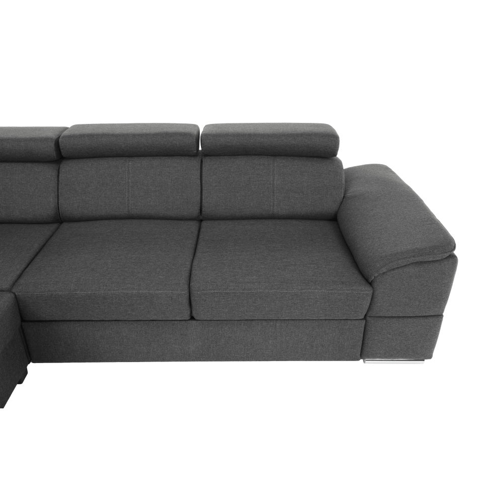 Coltar reversibil extensibil LANGORIA GREY 325 CM