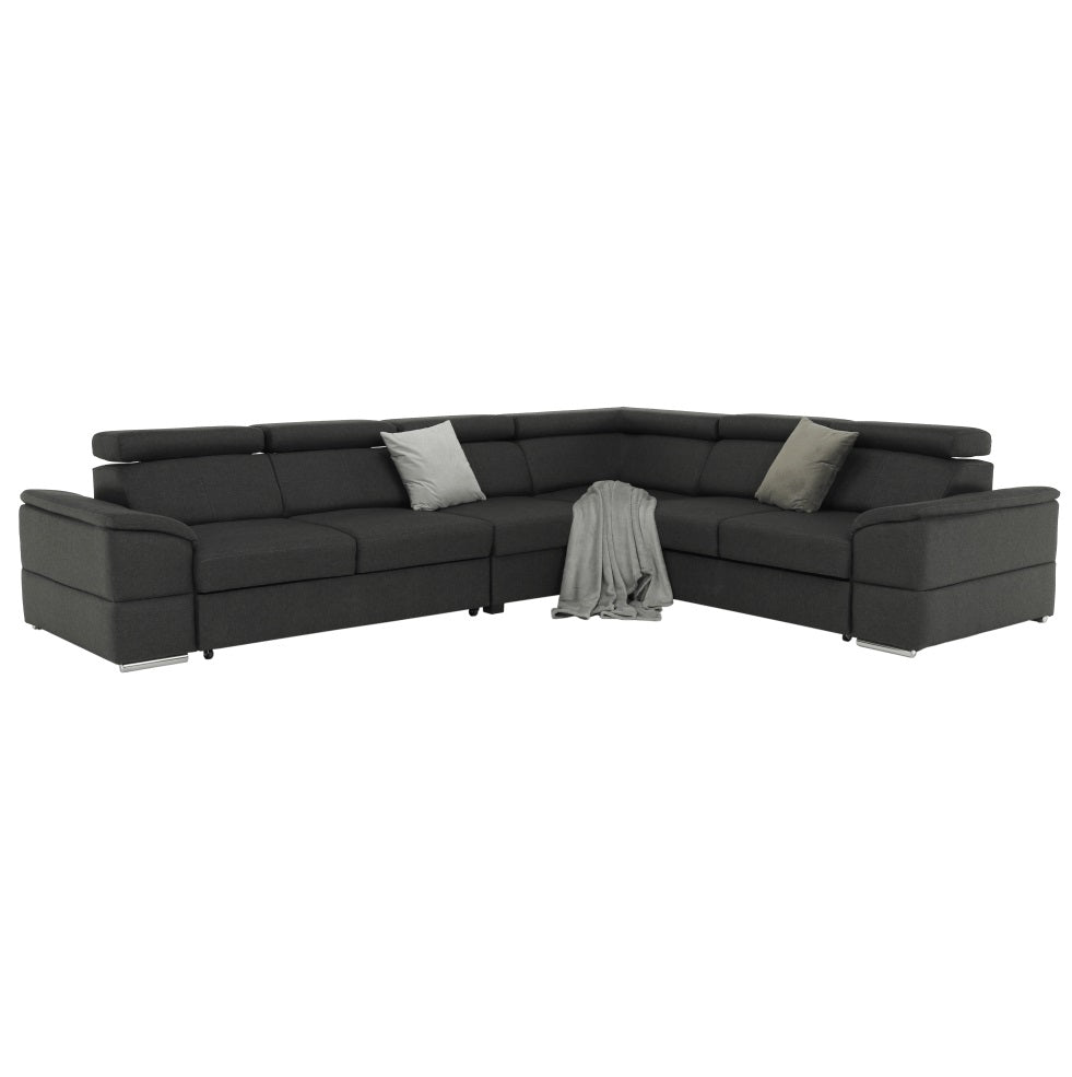 Coltar reversibil extensibil LANGORIA GREY 325 CM