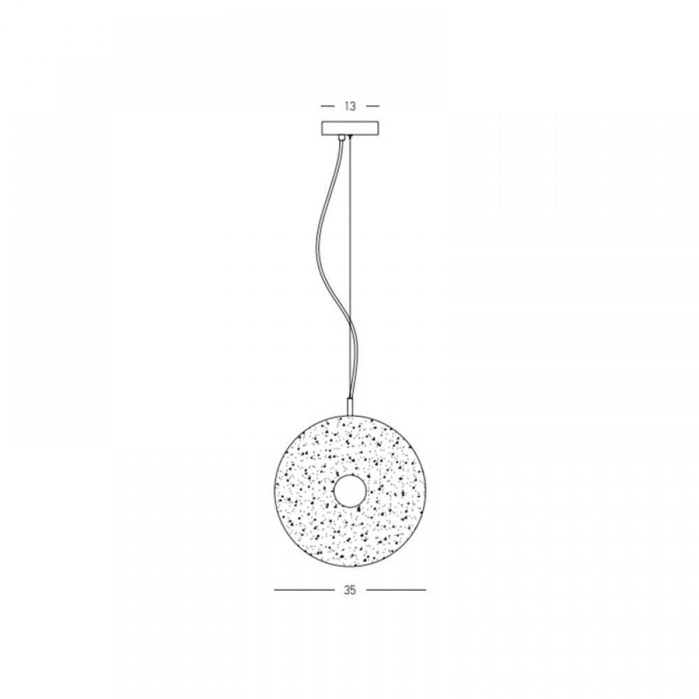 Lampa suspendata LARSIN 35CM