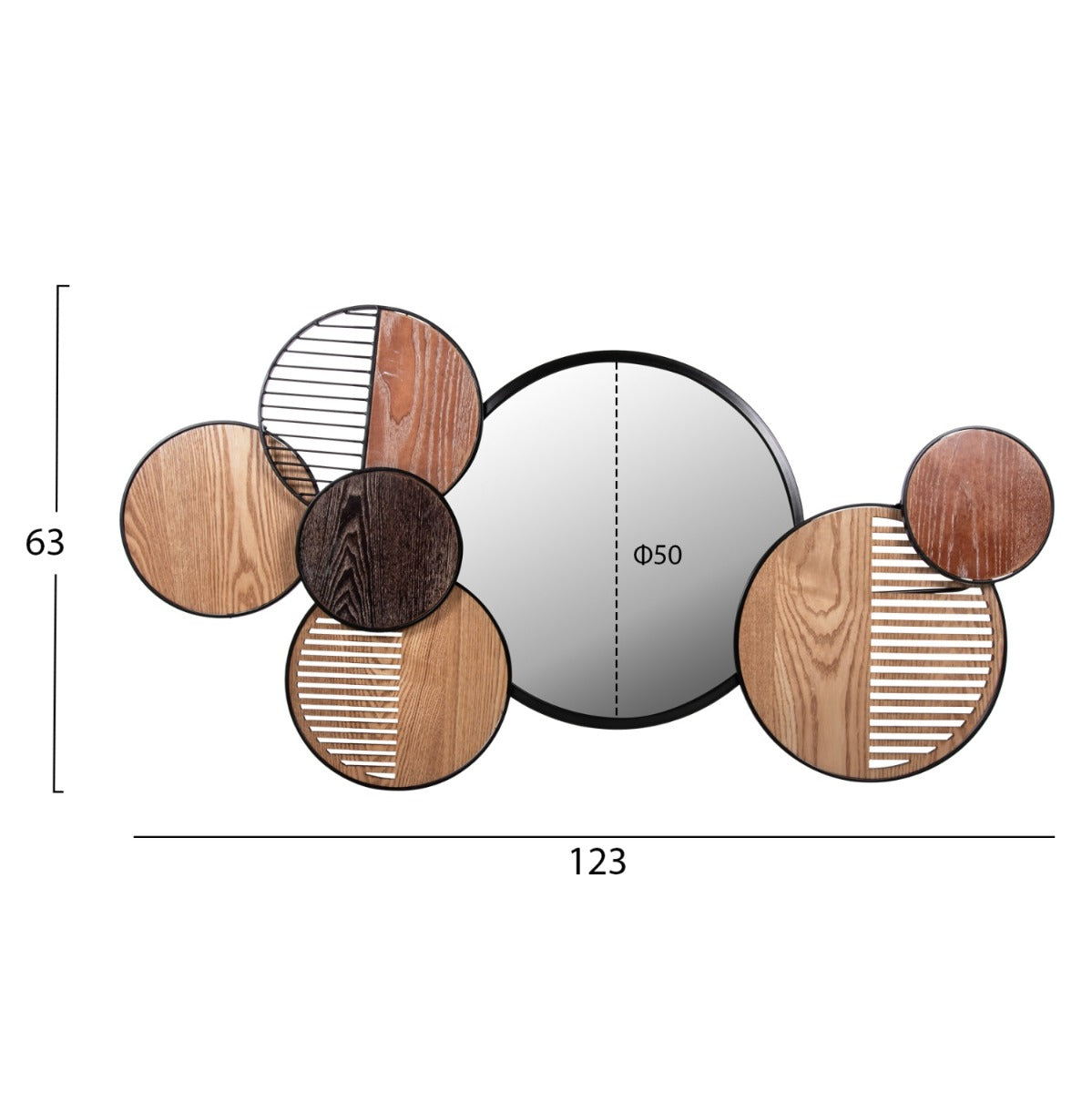 Oglinda de perete LAWTON 123 x 63 CM