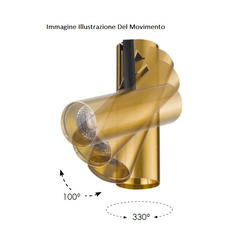 Proiector pe sina LED ROCKET 7 GOLD