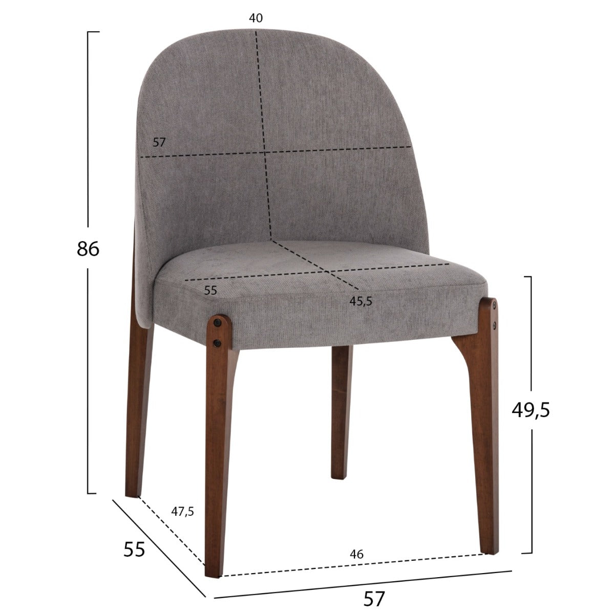 Scaun LEVANTO Grey