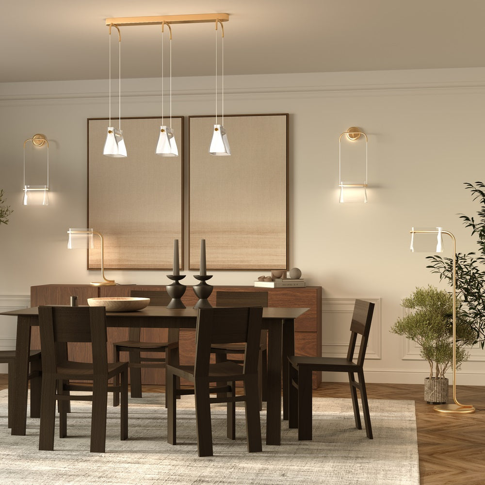 Lampadar LISTERIA BRASS