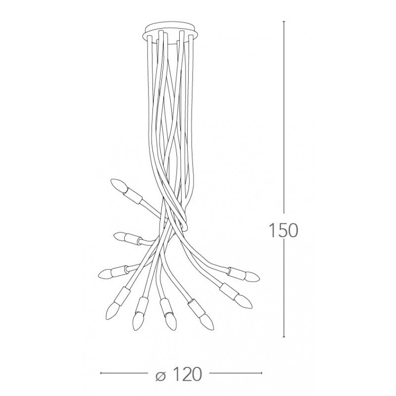 Lampă suspendată LOVER 9