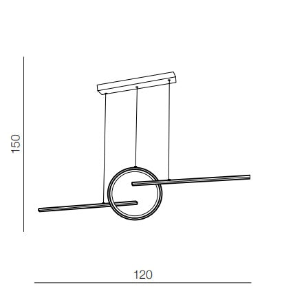 Lampa suspendata dimabila LOILAX