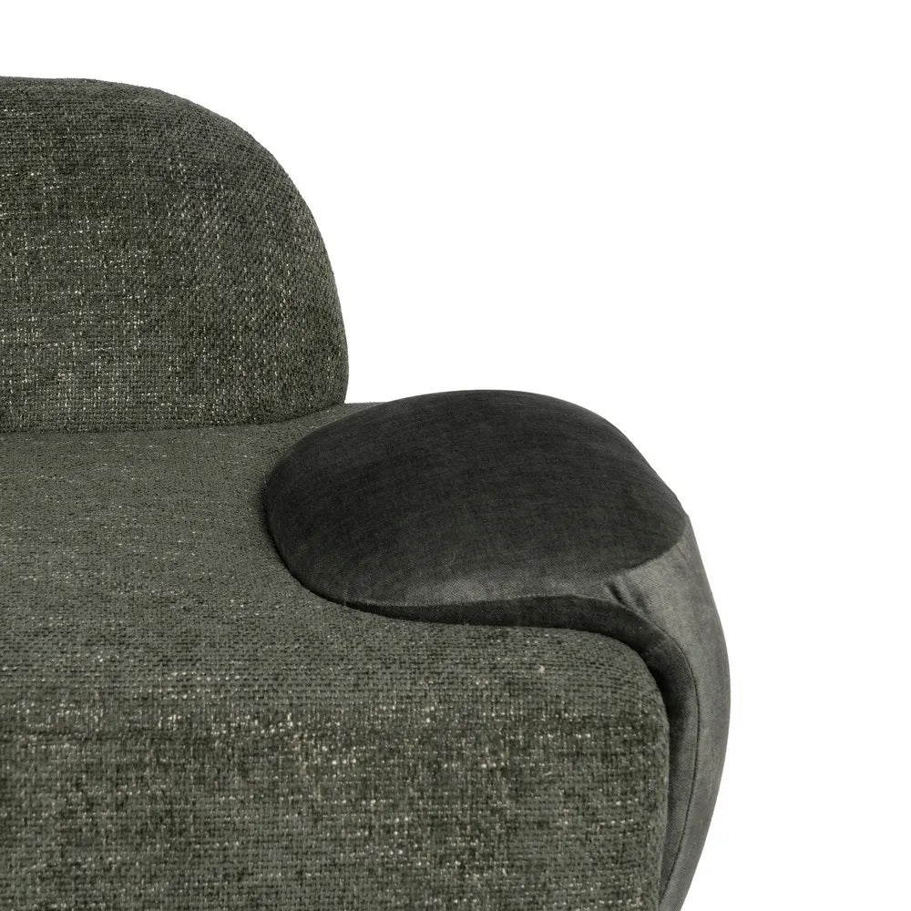 Canapea 3 locuri LORNAK GREEN 222 CM