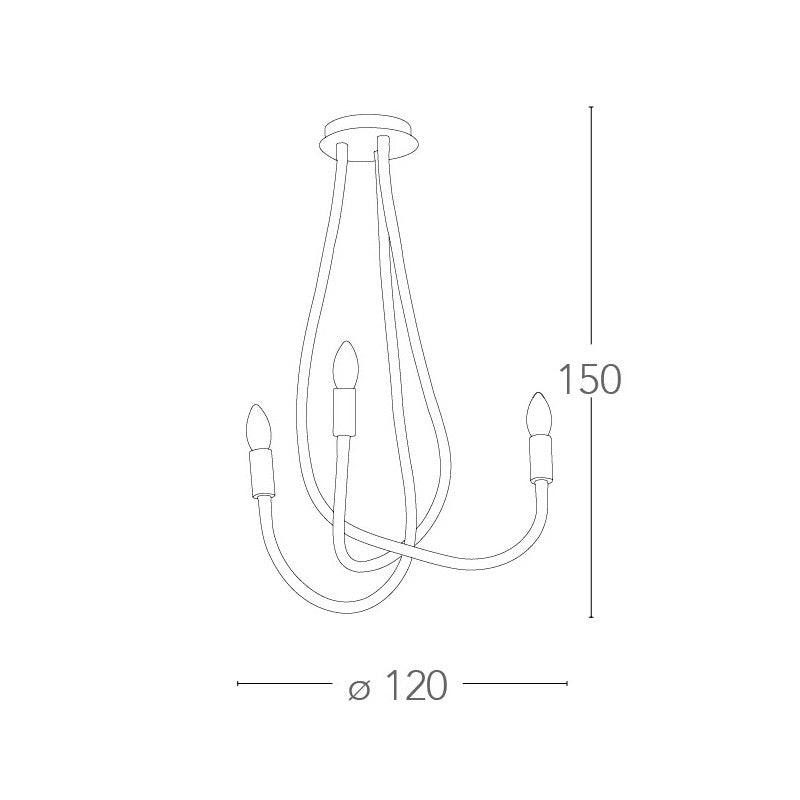 Lampă suspendată LOVER 3