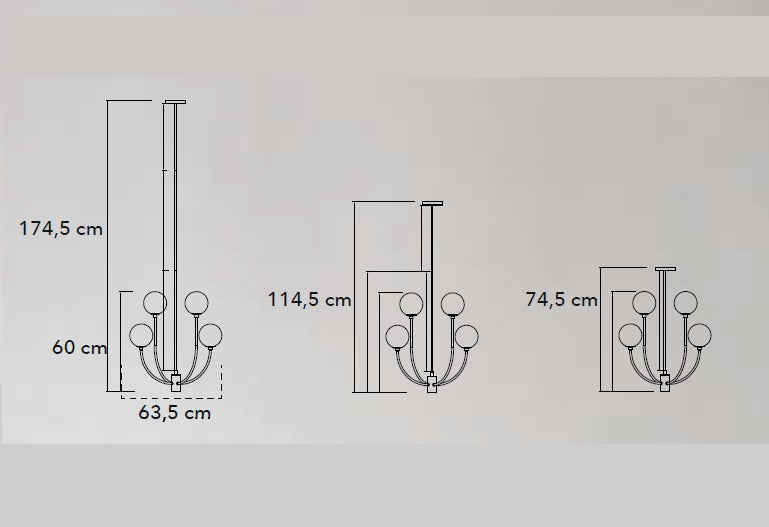 Lampa suspendata TERANA 4L
