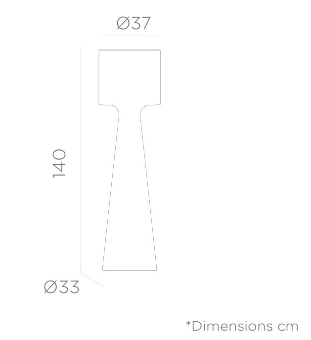 Lampa stativa GRATIELA 140CM