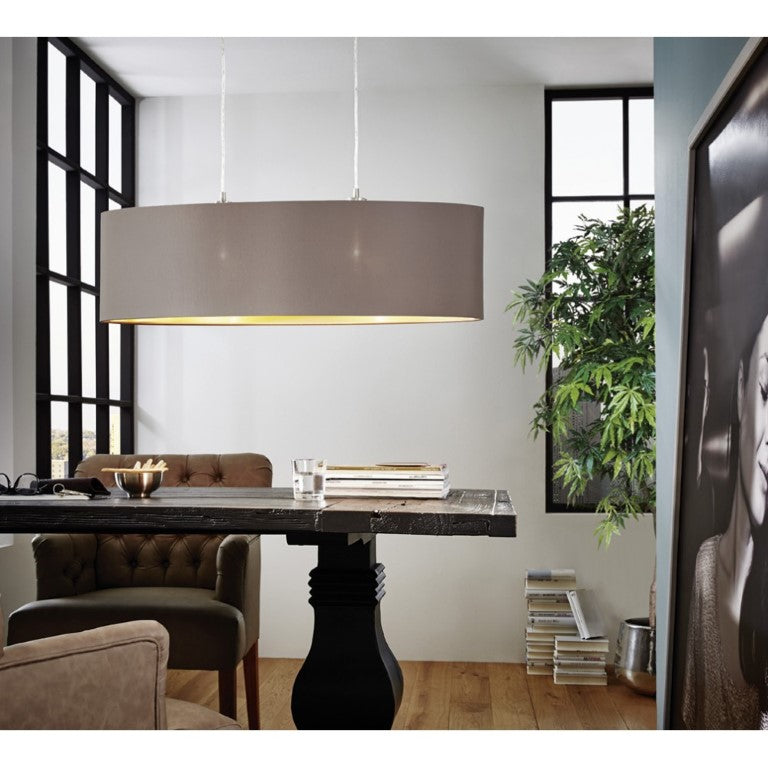 Lampă suspendată MASERLO 2L BROWN