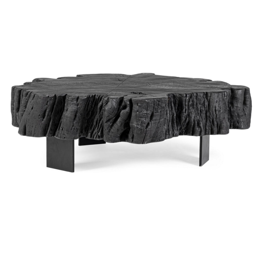 Masuta de cafea KEVAL BLACK 90 x 90 x 32 CM