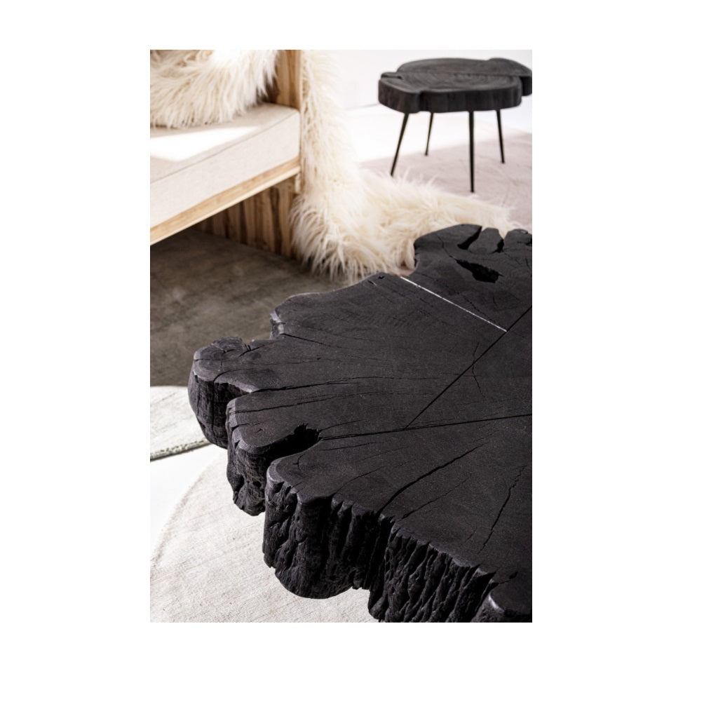 Masuta de cafea KEVAL BLACK 90 x 90 x 32 CM