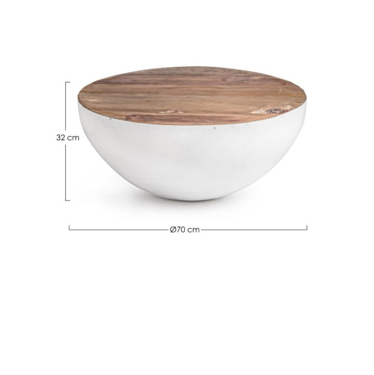 Masuta de cafea LANCASTER Ø70/90 x 32/38 CM