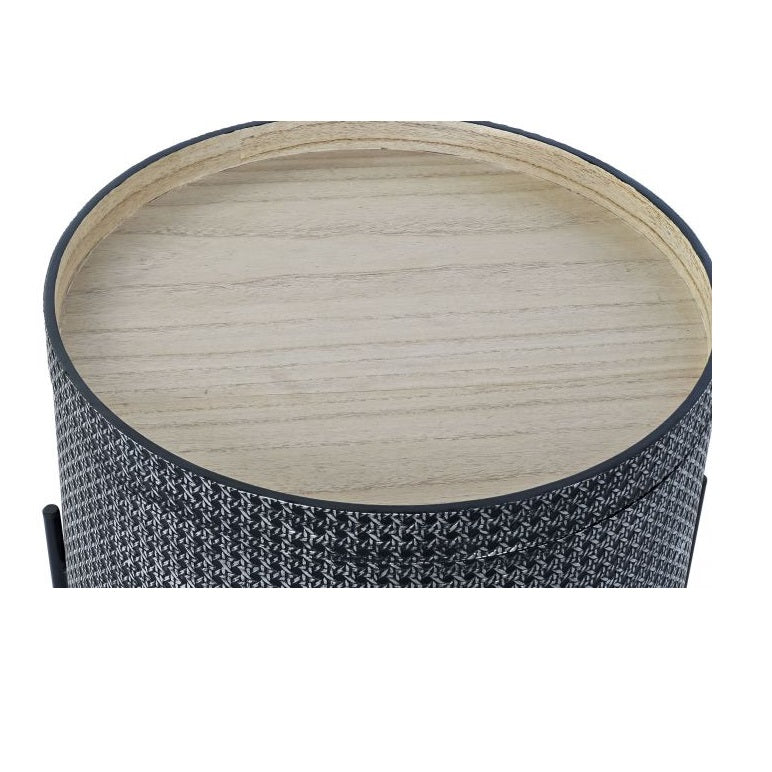 Măsuță de cafea MADOR BLACK 45x45 cm