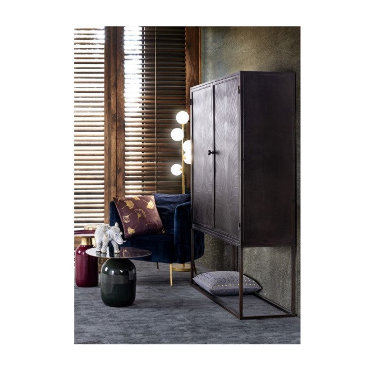 Măsuță de cafea NALIMA DARK GREEN Ø 50 cm