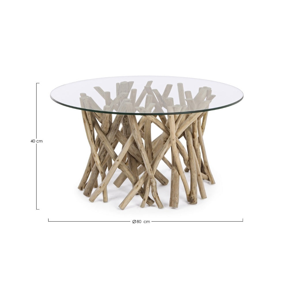 Măsuță de cafea SAMIRA Ø 80 cm