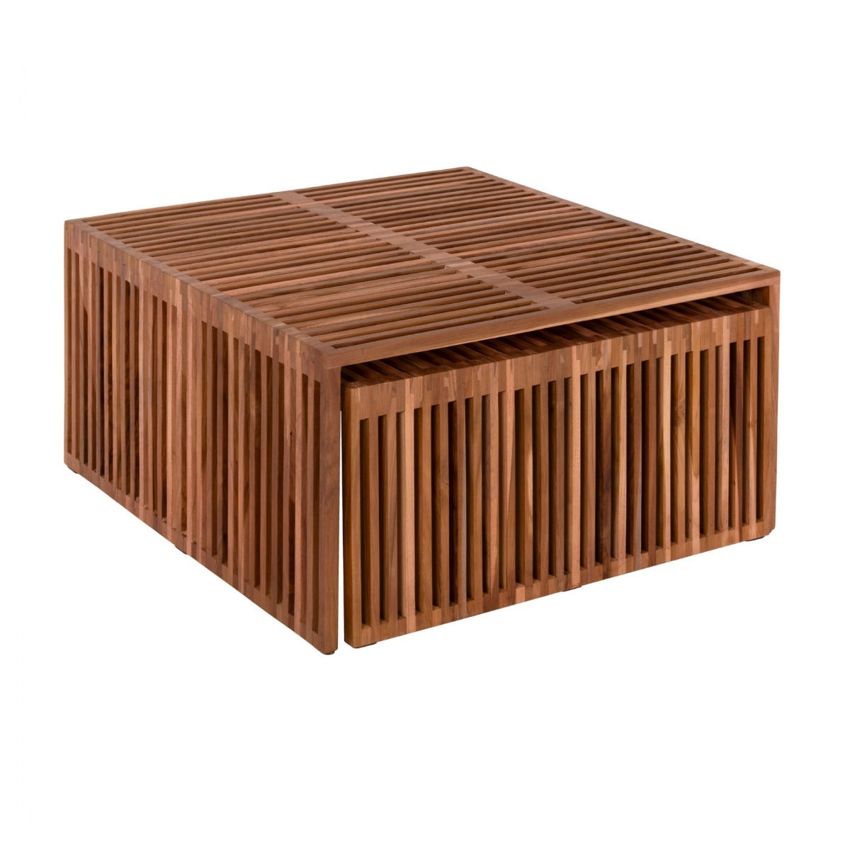Set 2 masute de cafea MAEVA WOOD 86x79x46/80x40 CM