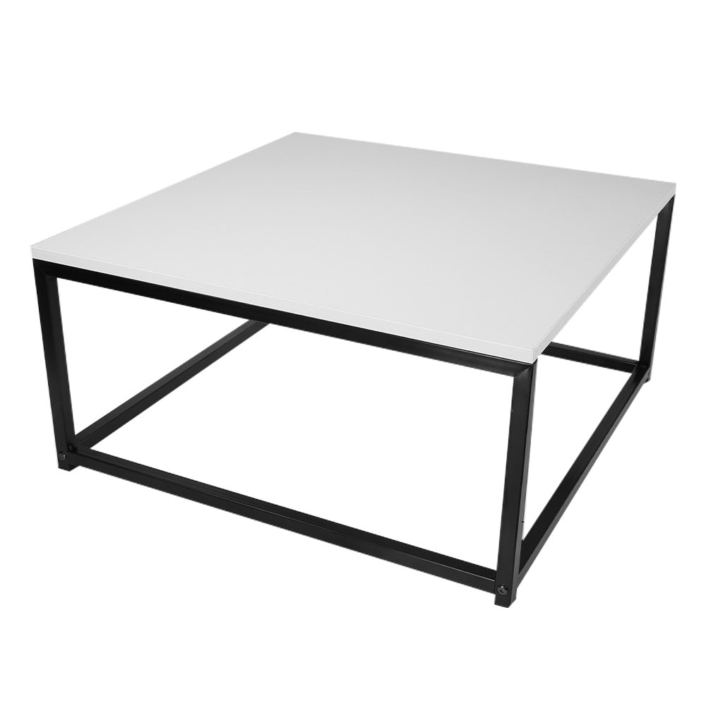 Set 2 masute de cafea MAGNO WHITE 65x32/75x37 CM