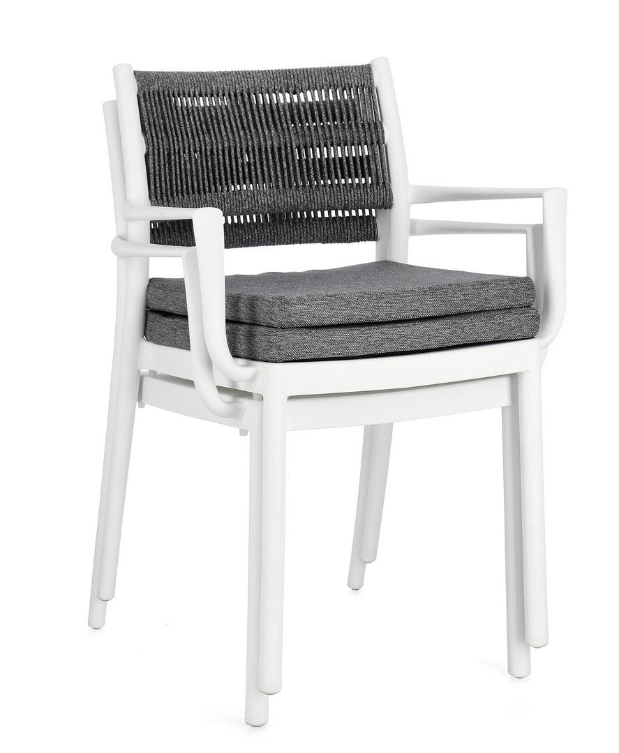 Set scaune 3+1 gratis MAKAYLA WHITE