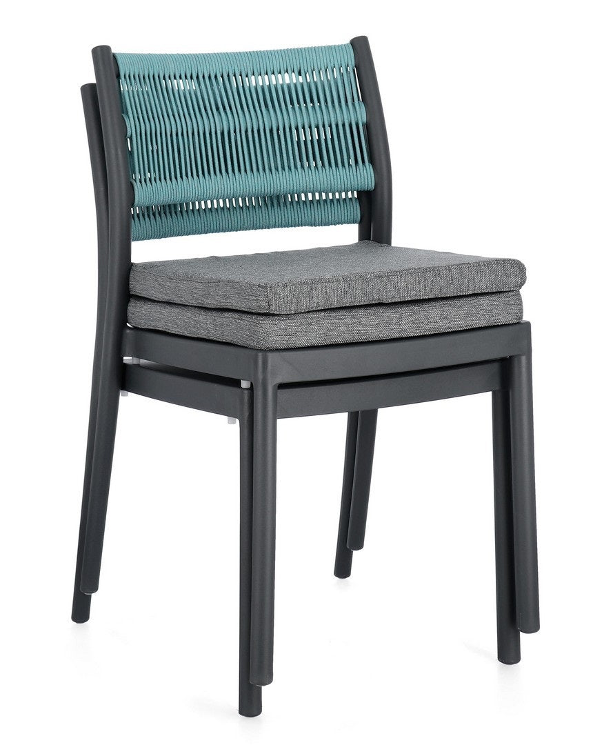 Set scaune 3+1 gratis MAKAYLA ANTHRACITE SIMPLY