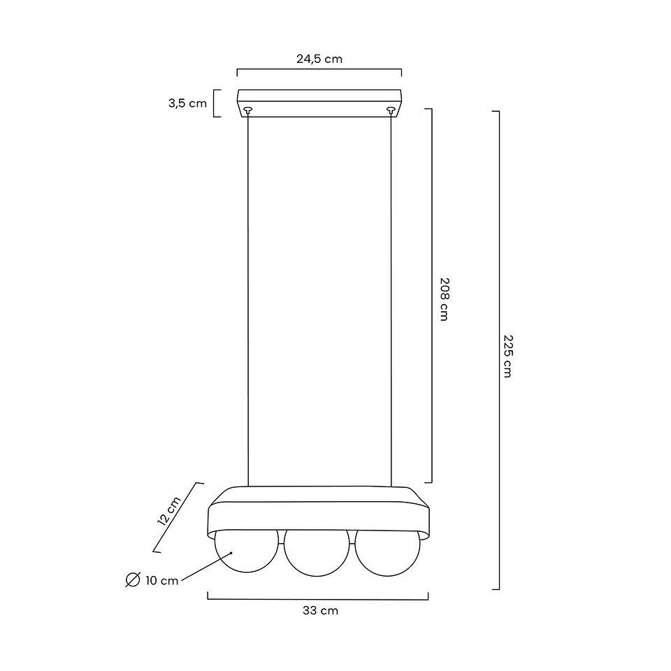 Lampa suspendata MAKRY