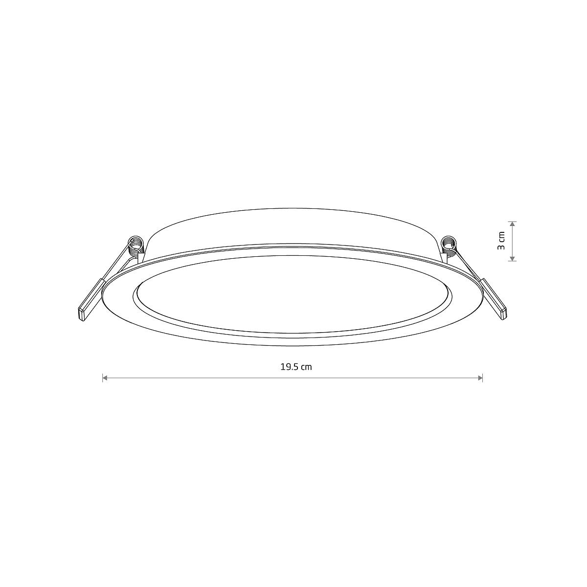 Spot incastrat MALIUS 18W