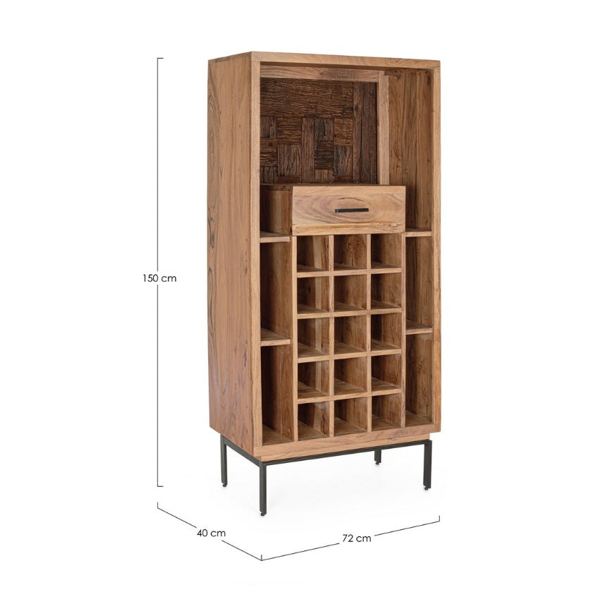 Cabinet de vinuri MANGAL 72 x 40 x 150 CM