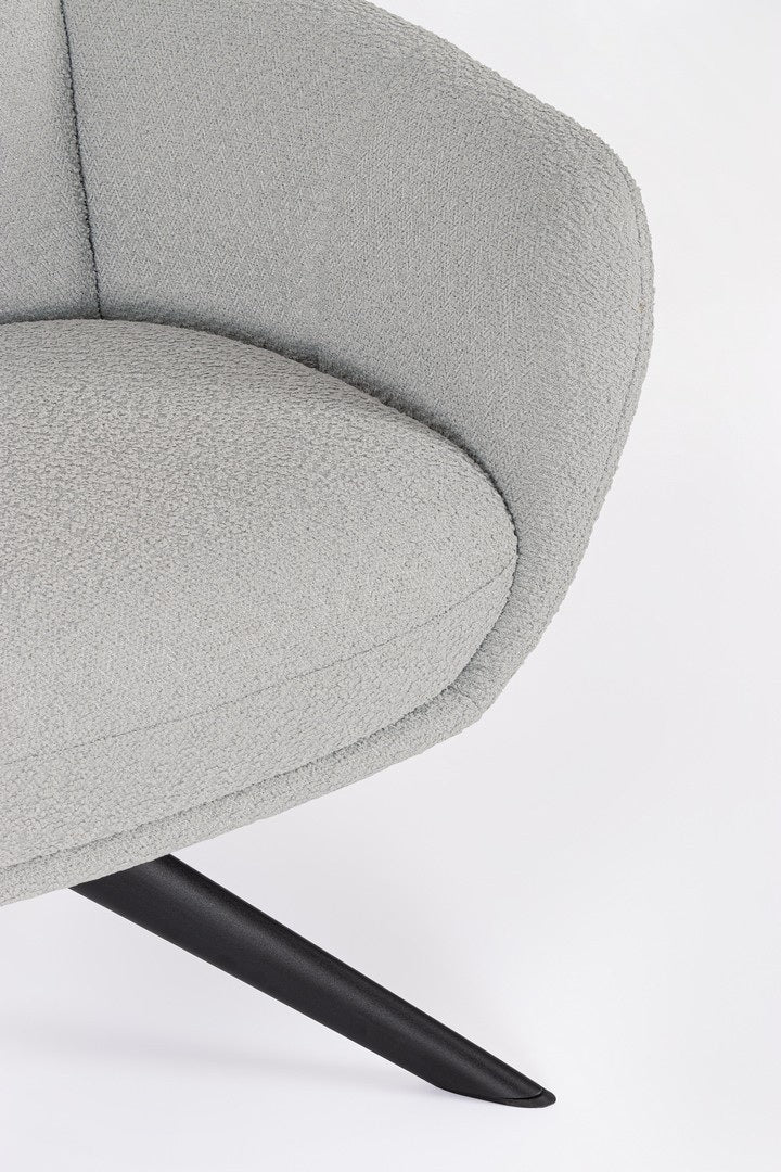 Fotoliu HAILEY GRIS SWIVEL