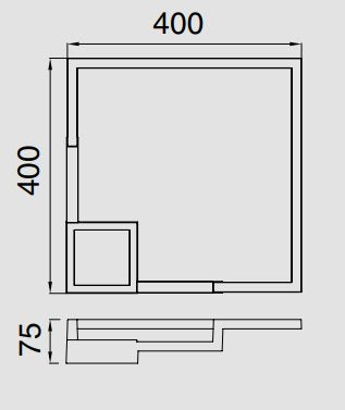 Aplica de perete TIG 25W WHITE