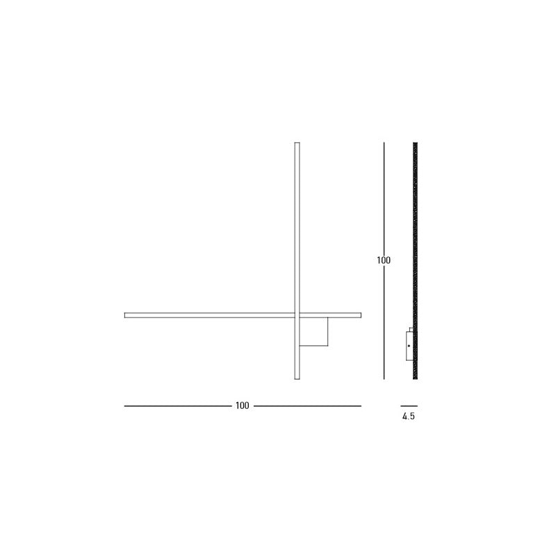 Aplica de perete MARDO 100CM