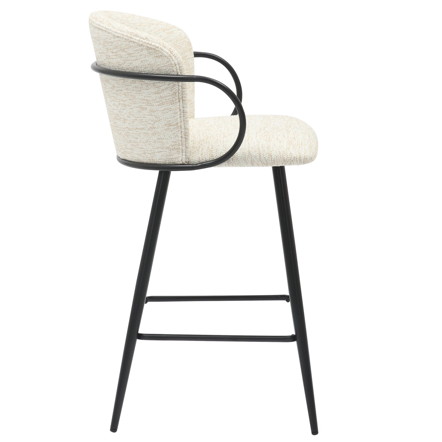 Scaun de bar MARINO ECRU H65 CM