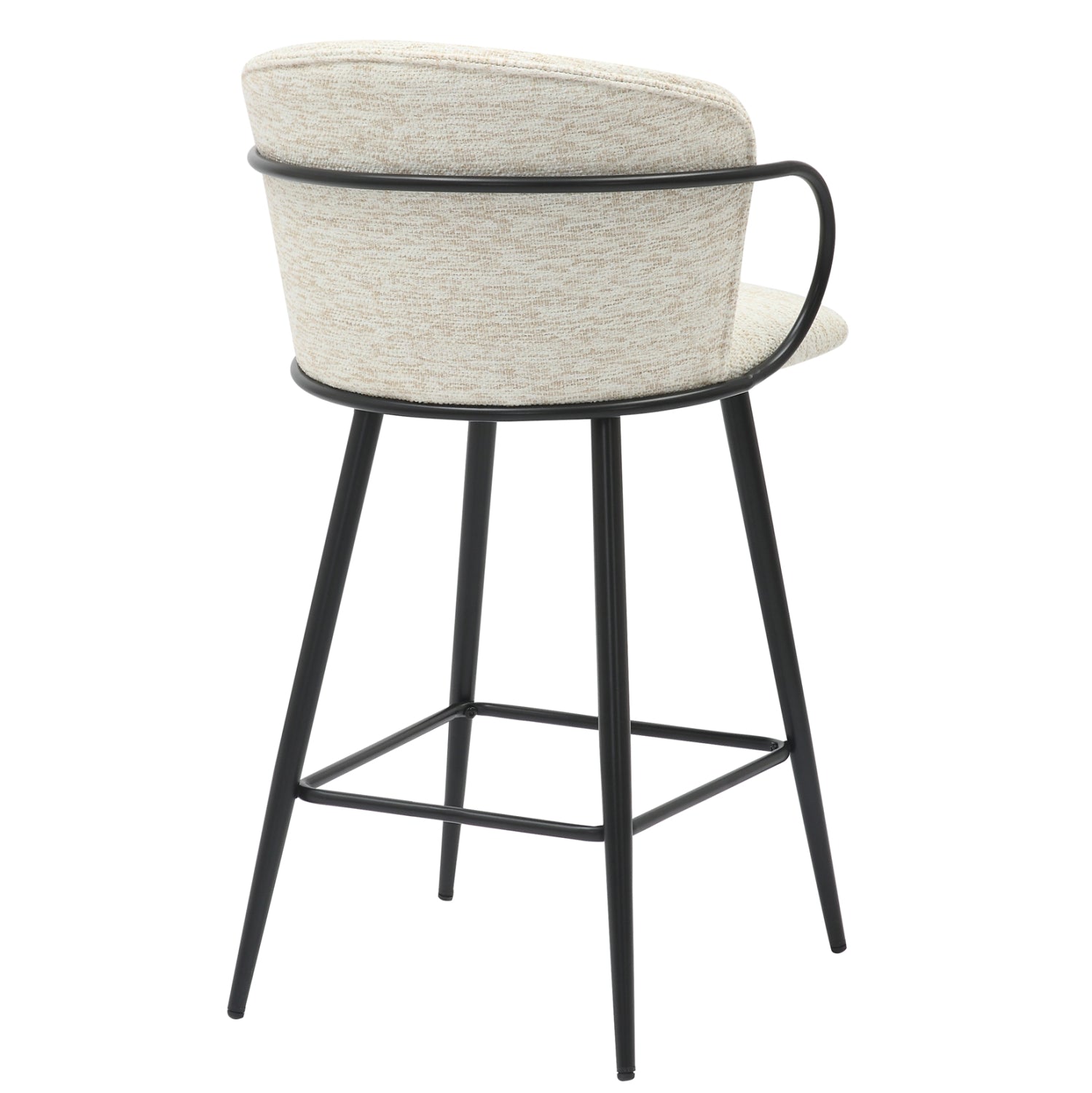 Scaun de bar MARINO ECRU H65 CM
