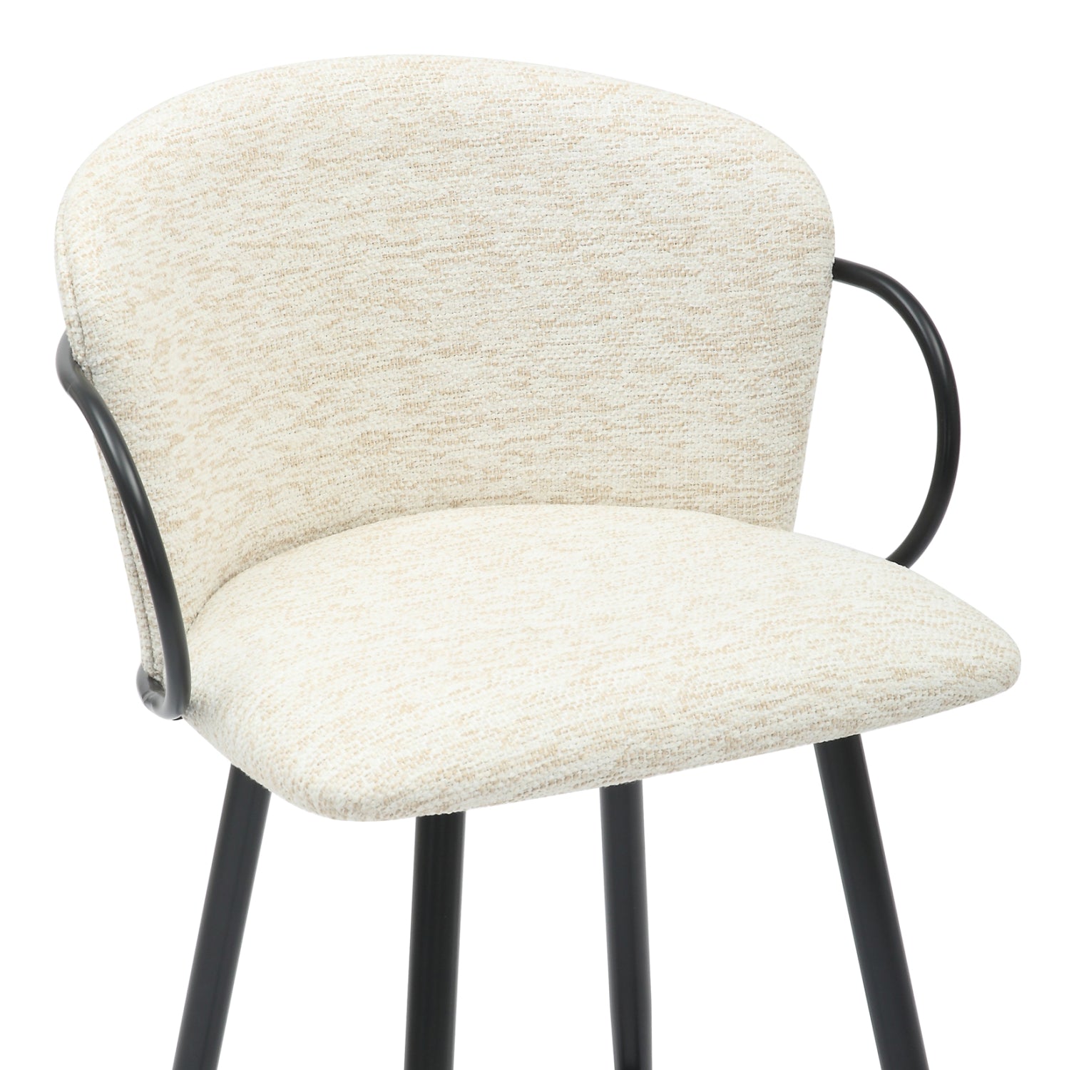 Scaun de bar MARINO ECRU H65 CM