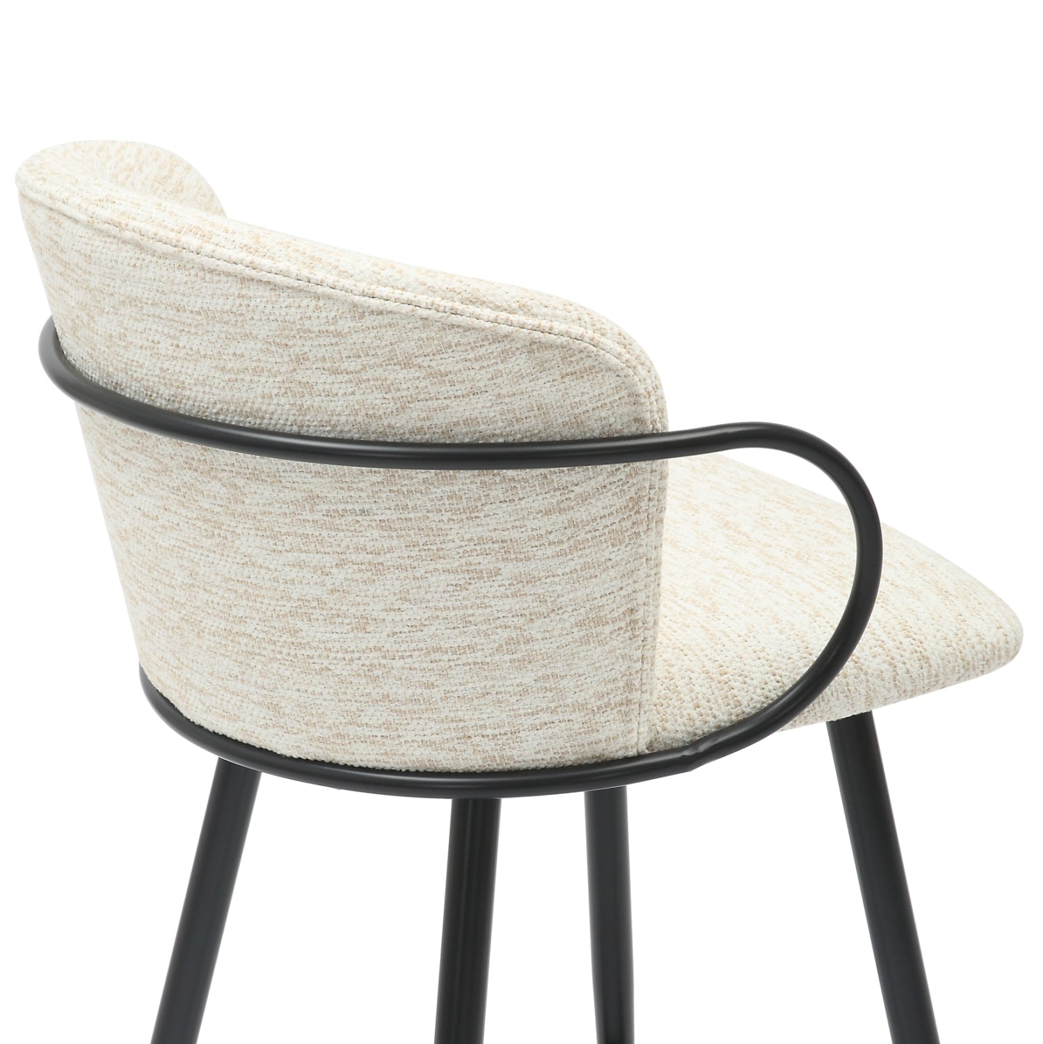 Scaun de bar MARINO ECRU H65 CM