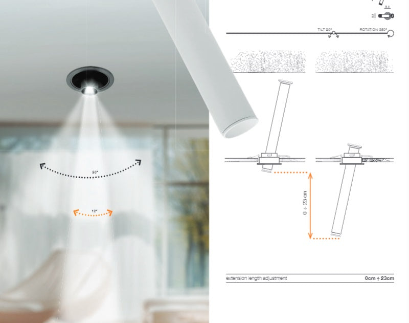 Spot incastrat dimabil MARISO