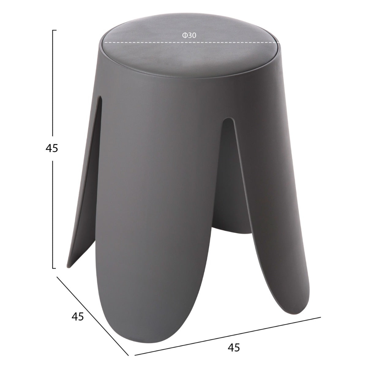 Taburet MARVES Ø30 CM