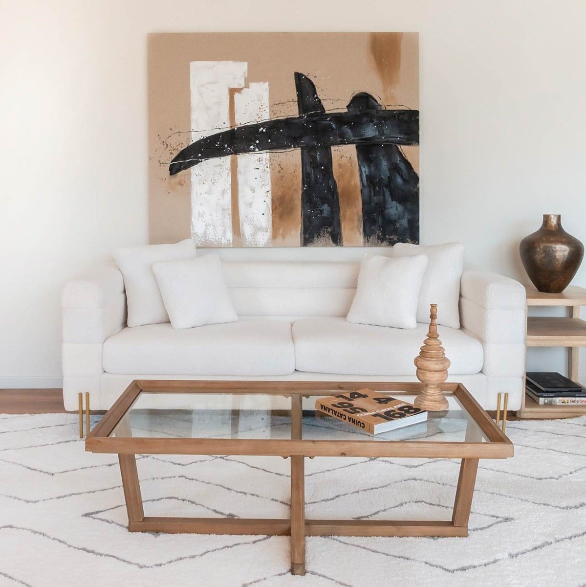 Canapea 3 locuri MARVOL BOUCLE 205 CM