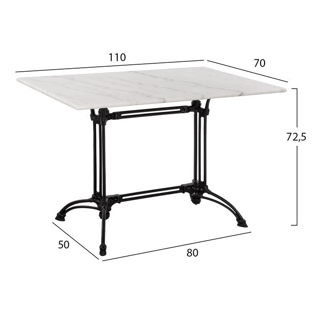 Masa CINZIA 110 x 70 CM