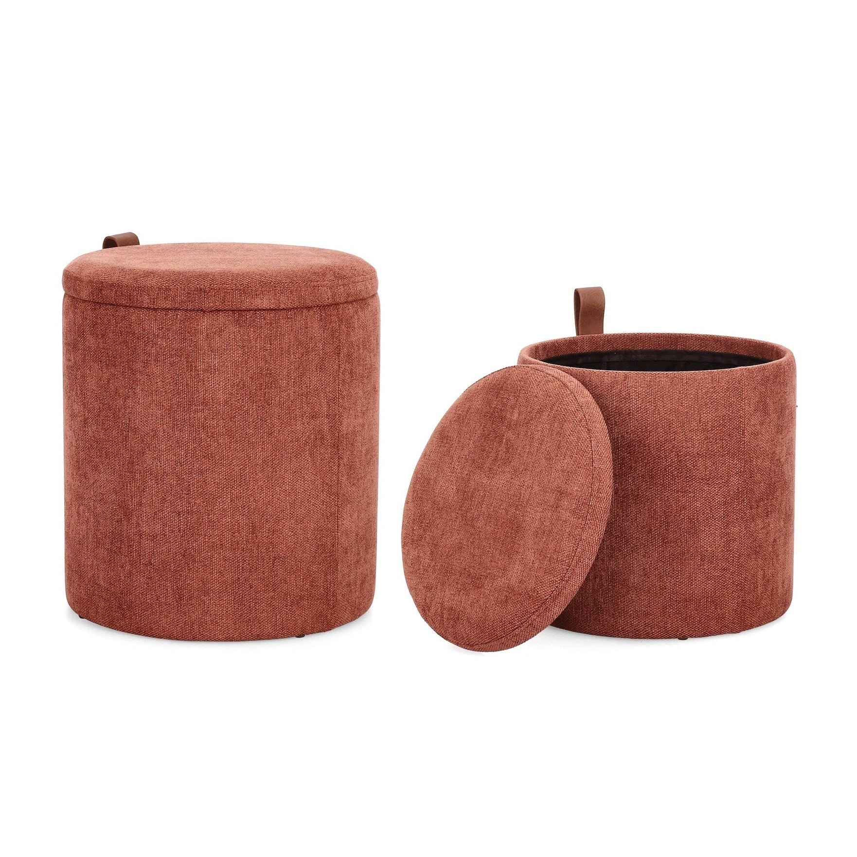 Set 2 taburete KATIA GINGER Ø34/39 CM