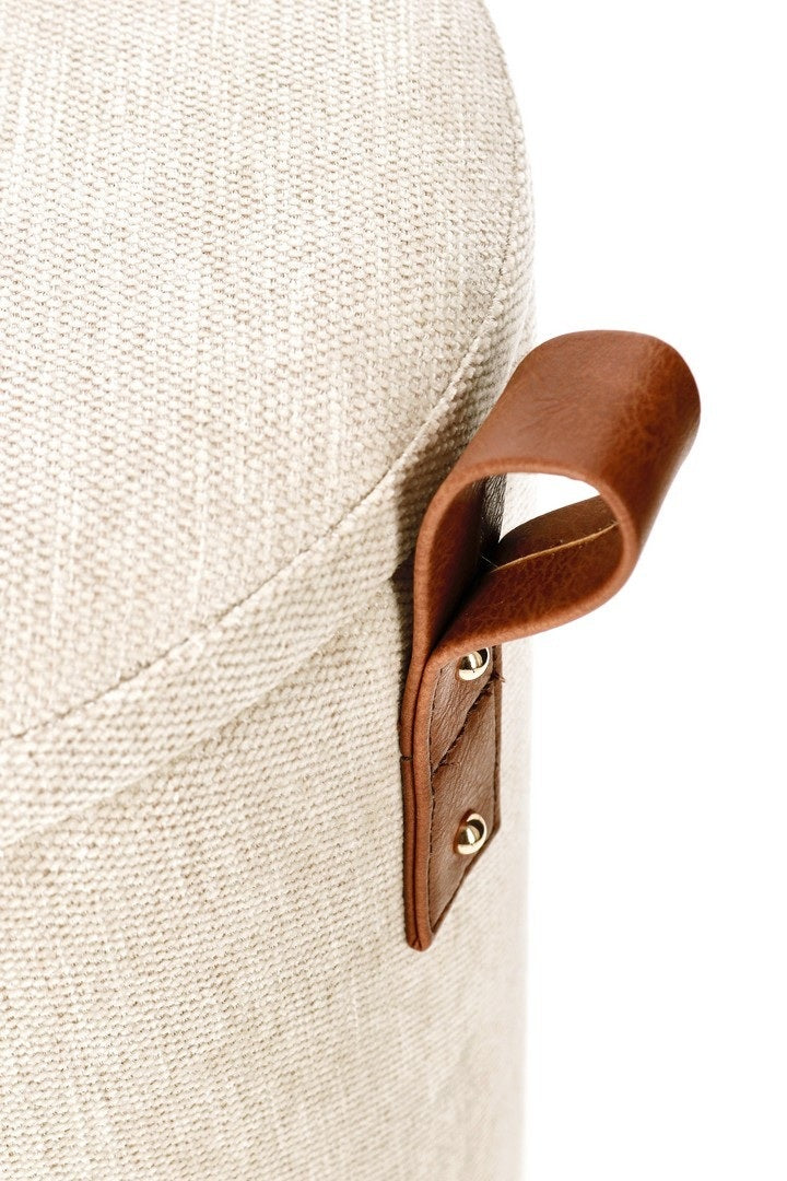 Set 2 taburete KATIA Ø34/39 CM BEIGE