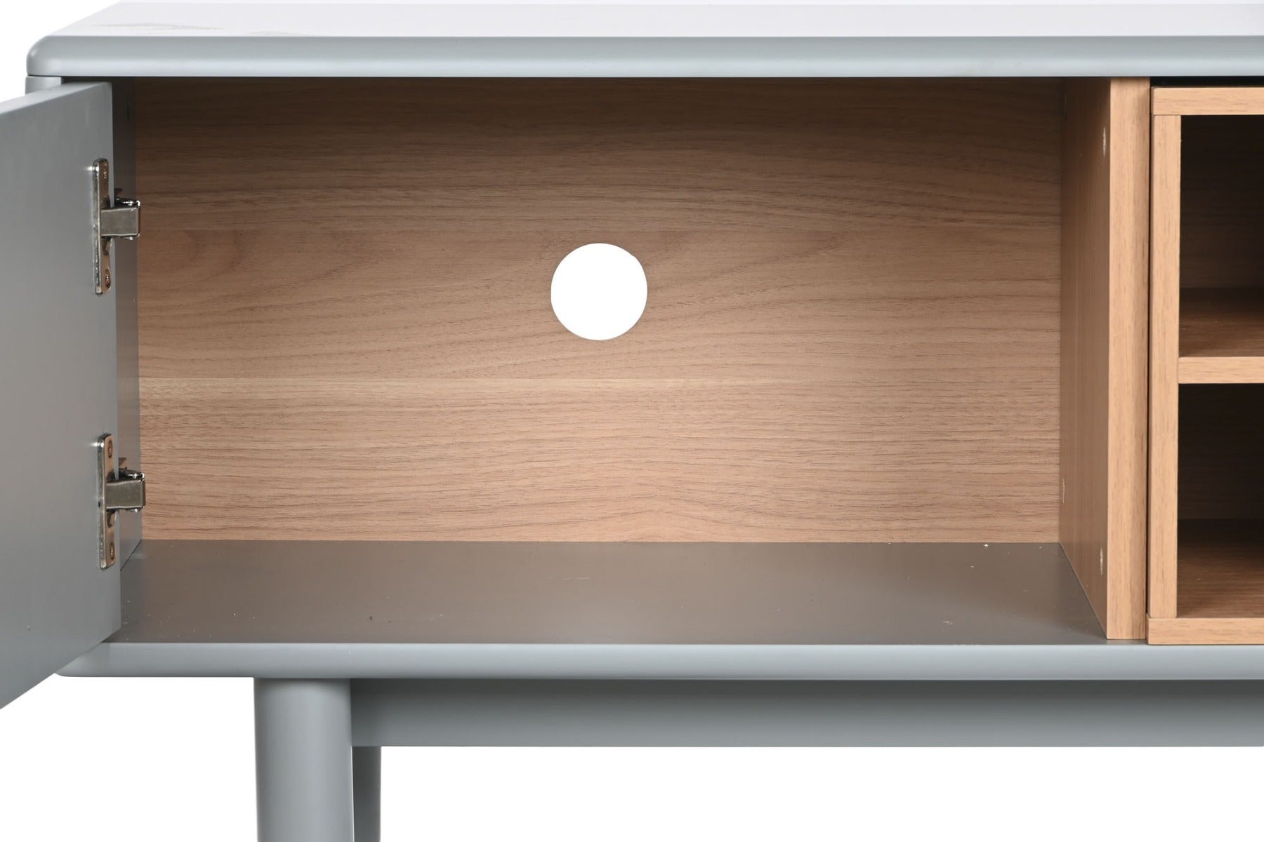 Comoda TV MEDELSON 140 x 40 x 55 CM-Grey