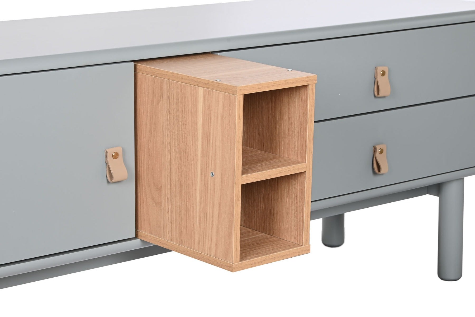 Comoda TV MEDELSON 140 x 40 x 55 CM-Grey