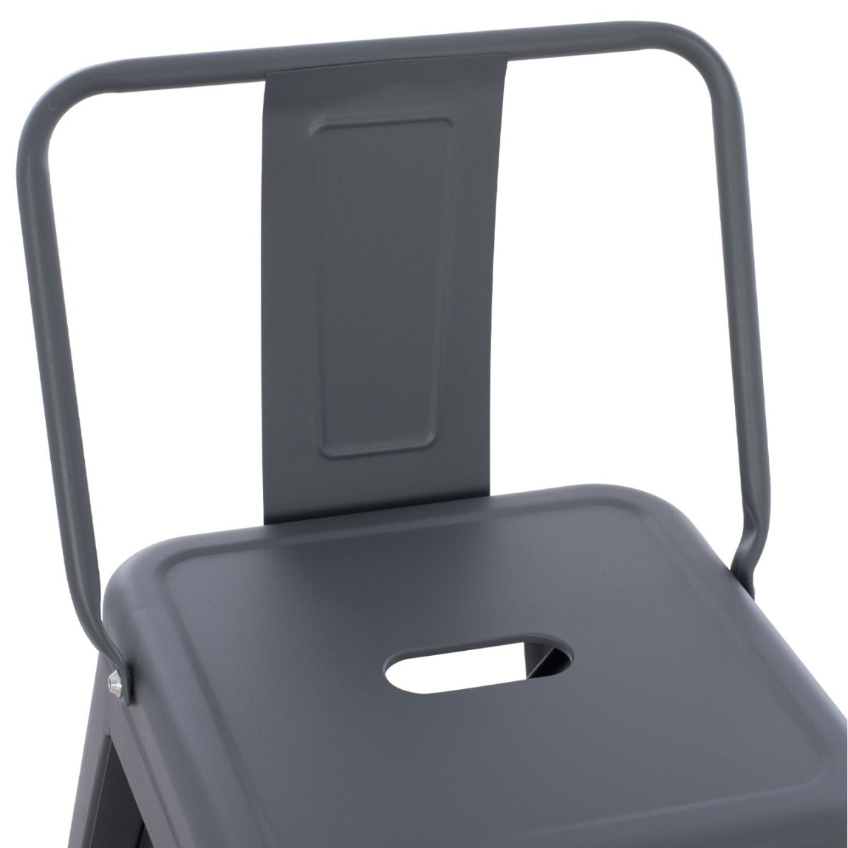 Scaun de bar MEDIUM MATT GREY H67 CM