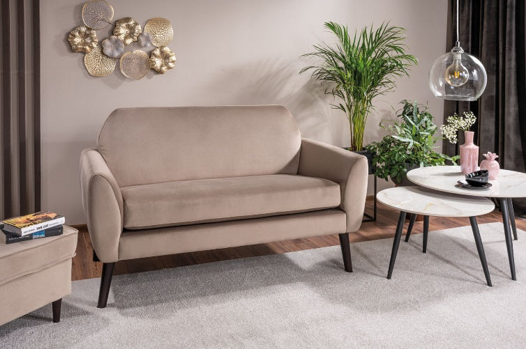 Canapea 2 locuri MENA VELVET 147 CM