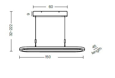 Lampa suspendata MERION 150