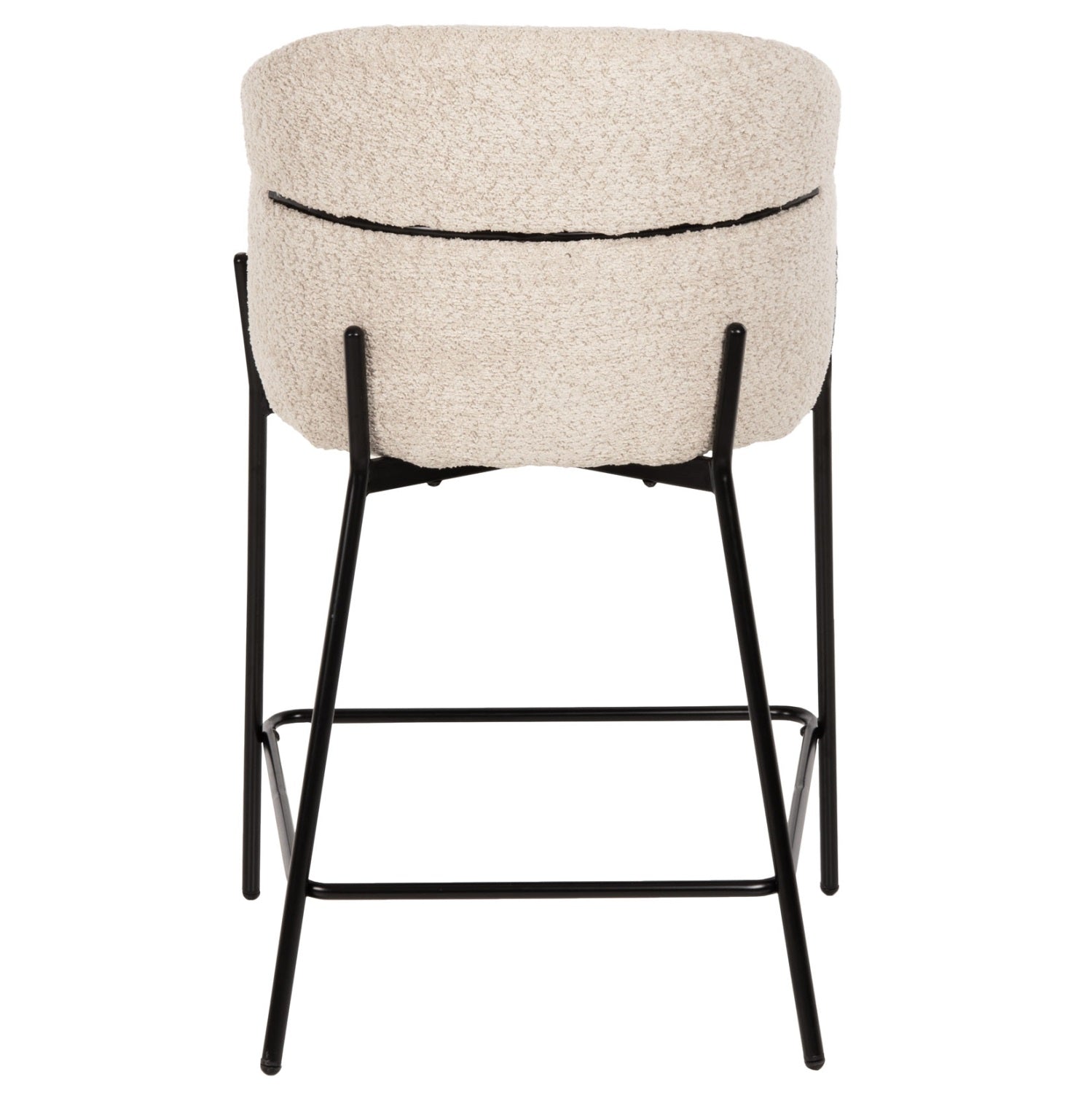 Scaun de bar MILEO BOUCLE H65 CM
