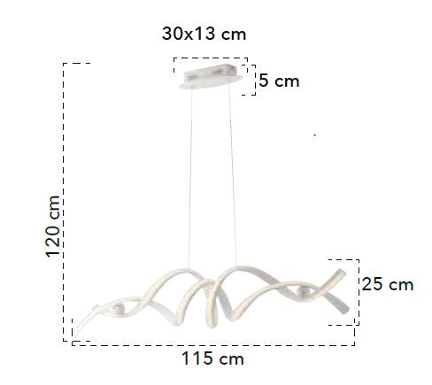 Lampa suspendata MYSTIC -S