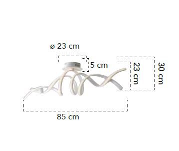 Plafoniera MYSTIC- PL
